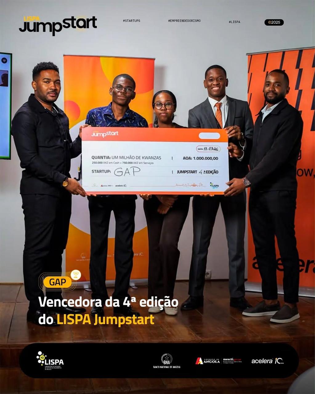 ESTUDANTES DO ISPTEC VENCEM 4.&ordf; EDI&Ccedil;&Atilde;O DO LISPA JUMPSTART 2026 COM STARTUP EDTECH