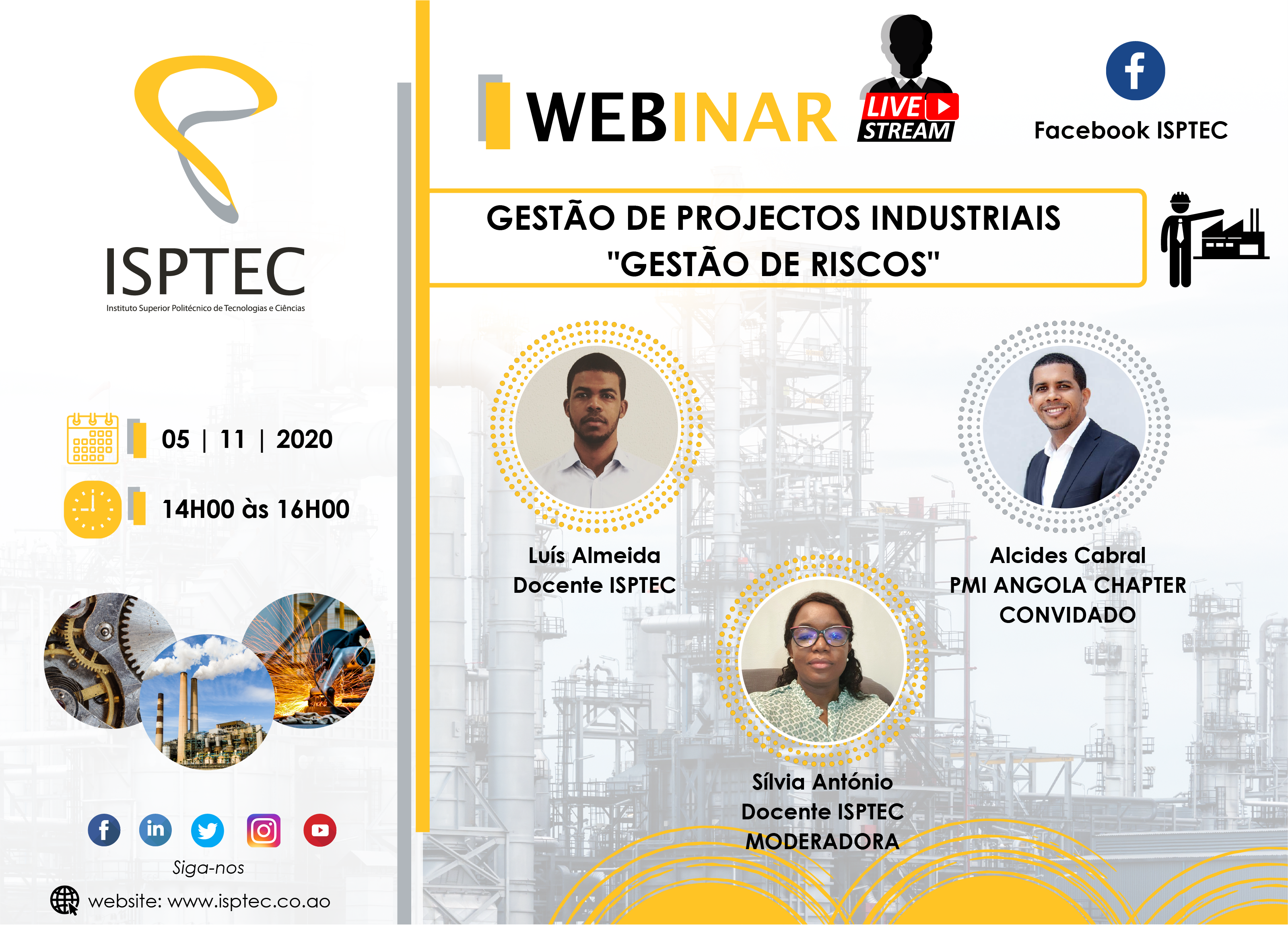GEST&Atilde;O DE PROJECTOS DE INDUSTRIAIS - GEST&Atilde;O DE RISCOS